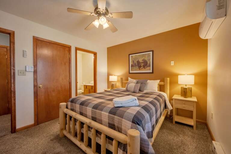 1 Queen Bed with En Suite Bathroom in Bedroom 6.