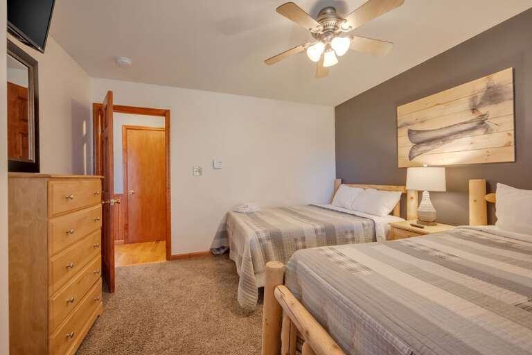 2 Full Beds in Bedroom 3 (Sleeps 4).