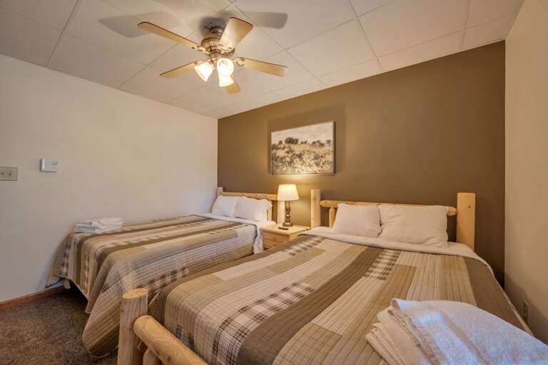 2 Full Beds in Bedroom 2 (Sleeps 4).