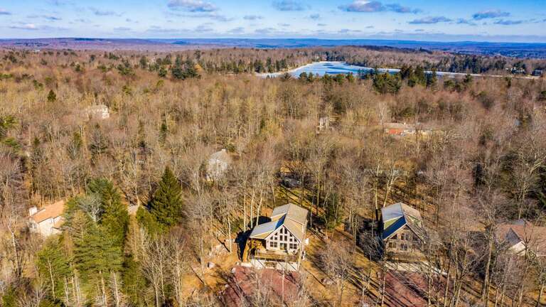 Aerial view of Eagle's Nest Rental