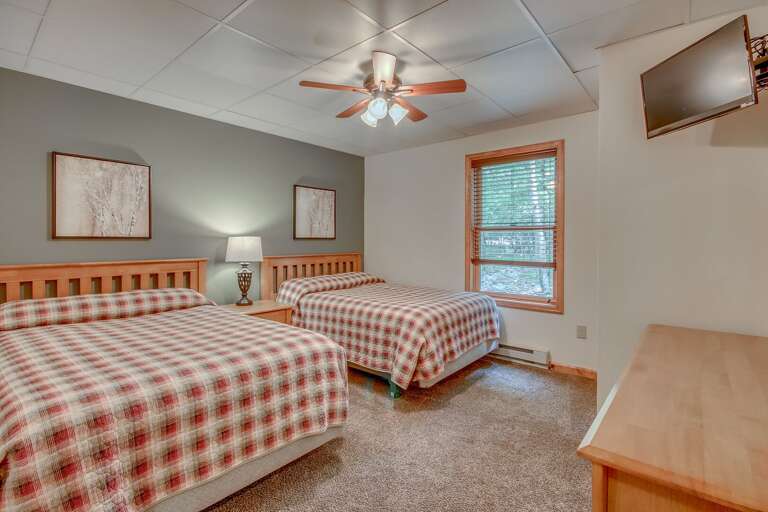 First Floor Bedroom with two Double Beds