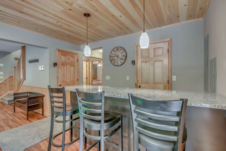 Game Room with Bar Seating