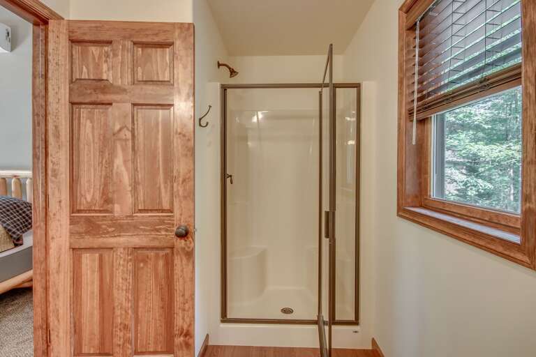 Shower in Bathroom in our Poconos Rental