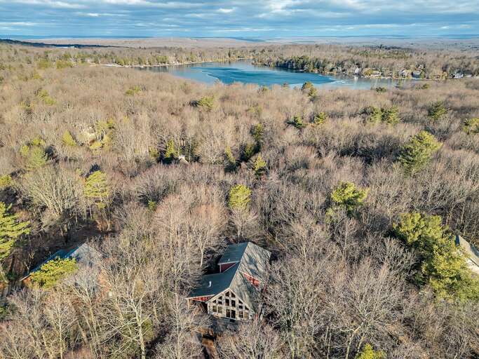 Red Rock is a Short Distance from Lake Harmony. Red Rock is a Short Distance from Lake Harmony.