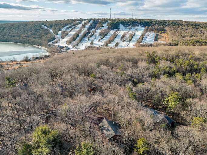 Snow Covered Slopes at Big Boulder. Snow Covered Slopes at Big Boulder.
