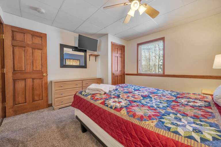 TV and Storage in 1st Floor Bedroom 2. TV and Storage in 1st Floor Bedroom 2.