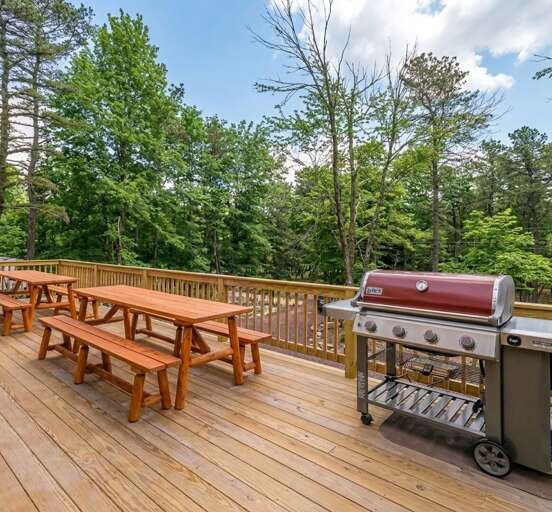 Deck Area with Seating and Grill