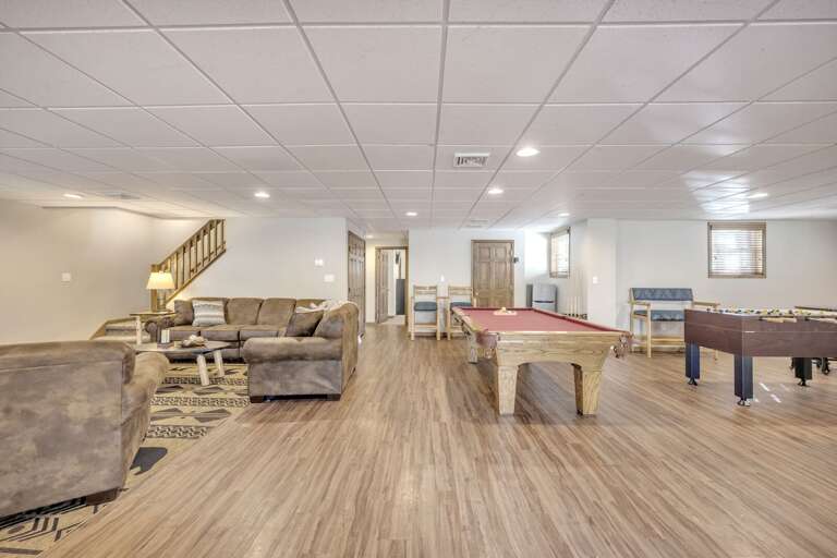 Hours of Fun with Pool Table and Foosball