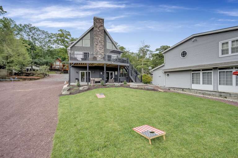 Cornhole in the Backyard Cornhole in the Backyard