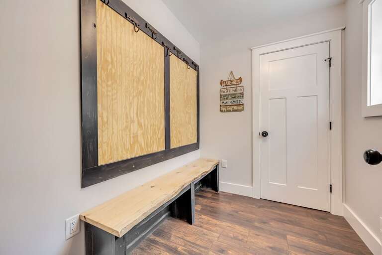 Drop everything in the Mud Room before you enter the Fun and Games