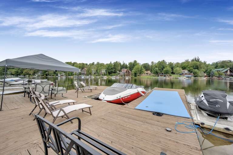 Sitting in the cool breeze by the lake