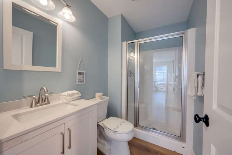 2nd Floor Hall Bathroom with Shower.