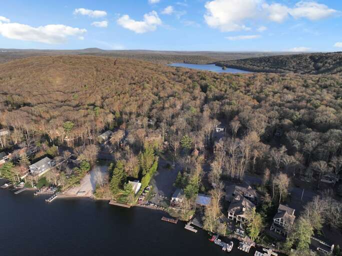 Aerial View of Lake Harmony