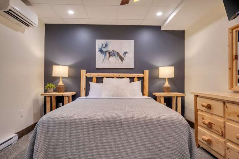 1st Floor Bedroom 1 with Queen Bed