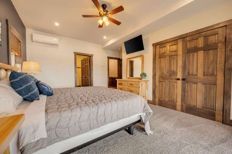 2nd Floor Bedroom 6 with TV, Storage and En Suite