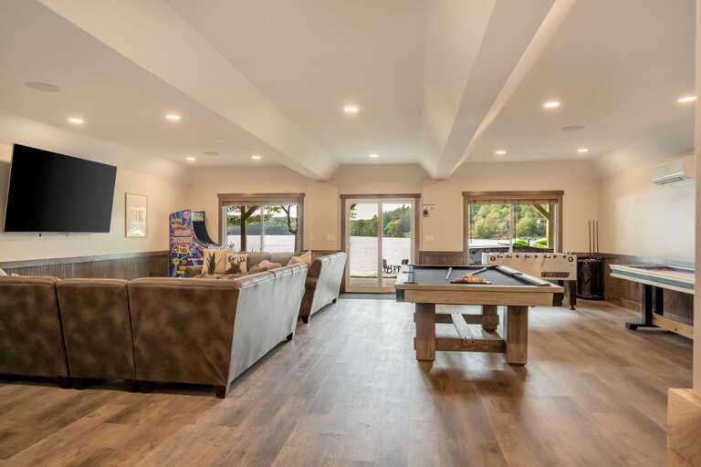 Rainy Days are still FUN!!
With all the amenities in the Game Room, you won't be bored. TV Lounge, Old School Arcade Game, Pool Table, Shuffleboard and Foosball.