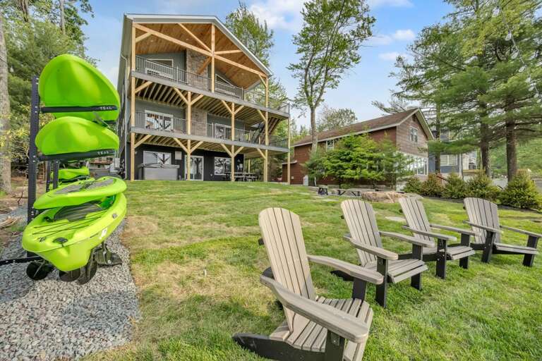 Something for Everyone
Whether Vacation means hitting the water in a Kayak/Canoe OR relaxing Lakeside, you'll have plenty of choices.