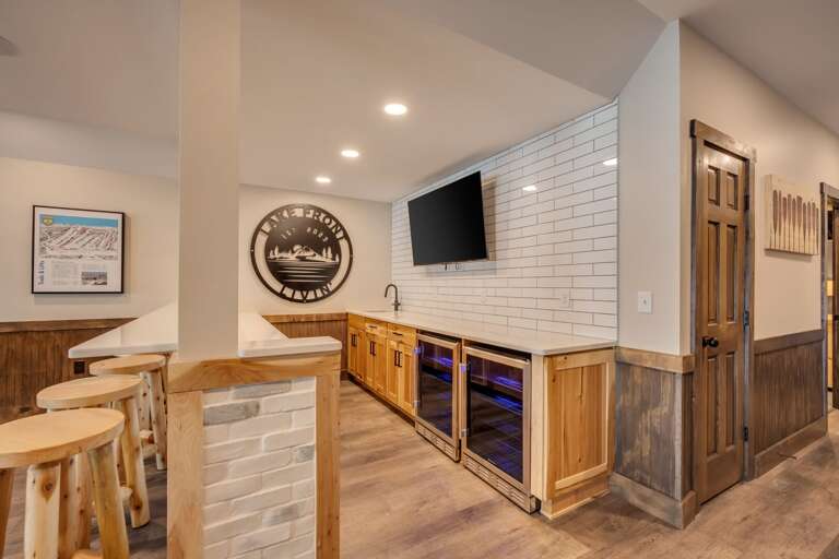 Wet Your Whistle.
Fill up the Mini-Fridges at the Game Room Bar with your Fave Drinks (Soda, Juice, Wine, Beer).