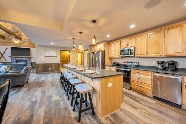 Cook a Gourmet Meal for All in this Modernized Kitchen with 2 Fridges and 2 Ovens. Cleanup will be a Snap with 2 Dishwashers. Cook a Gourmet Meal for All in this Modernized Kitchen with 2 Fridges and 2 Ovens. Cleanup will be a Snap with 2 Dishwashers.