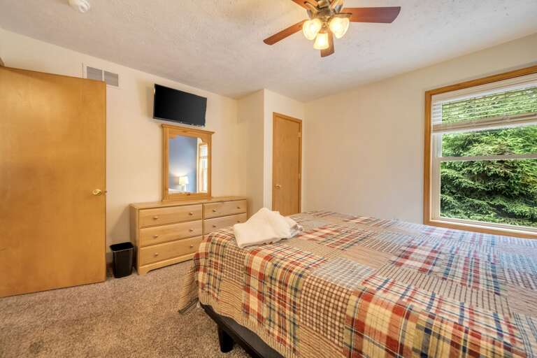 2nd Floor Bedroom 4 with TV & Storage