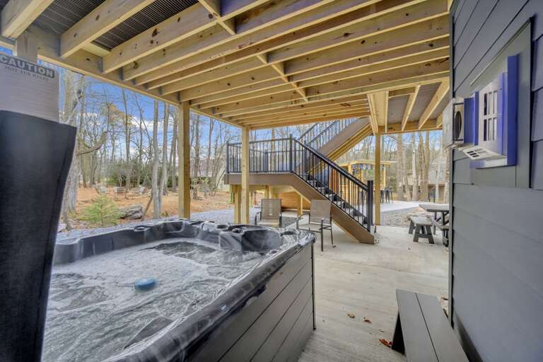6-8 Person Hot Tub.