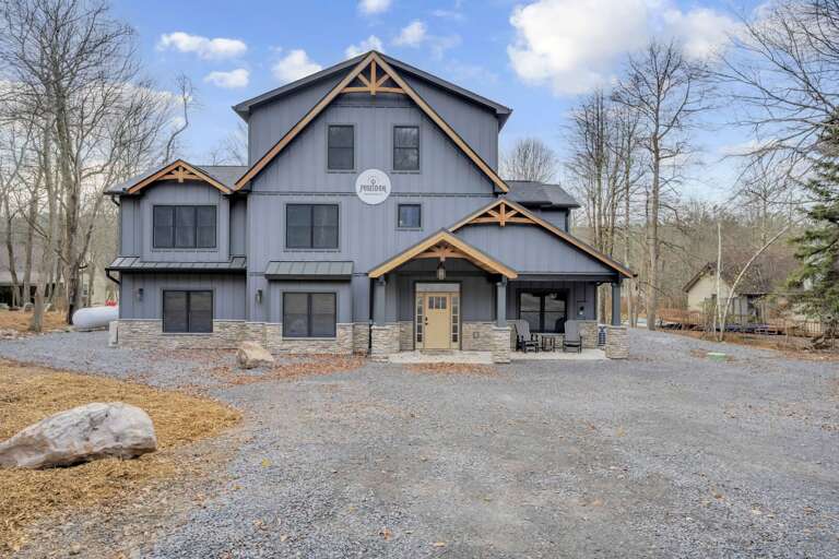 Poseidon is Nestled in the Woods of Lake Harmony Estates.