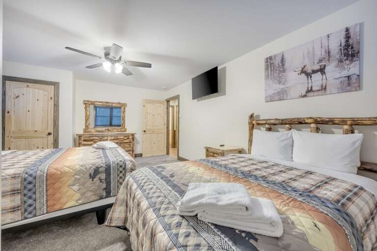 Storage and TV in Bedroom 5