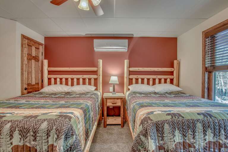 Alternate View of our Cozy Bedroom with Two Beds