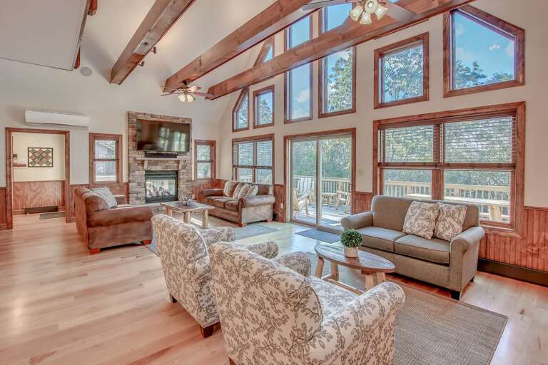 Chairs and Love Seats in our Great Room with a View