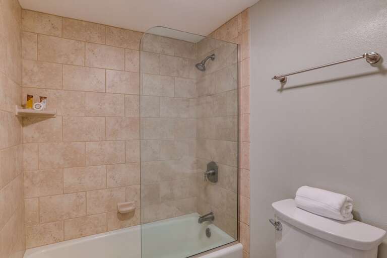 A bathtub to relax in or let the little ones play in after a day they will always remember.