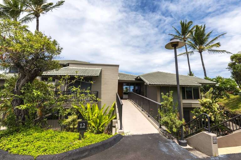 No stairs! Park and bridge to front door