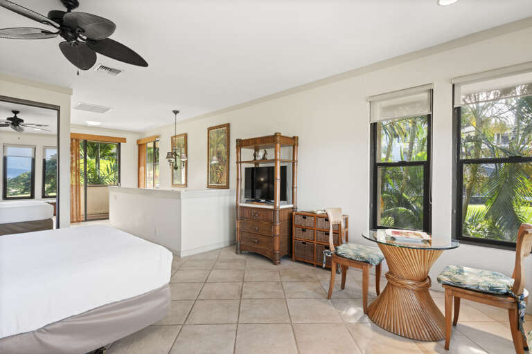 180° turn in master bedroom to view back toward staircase