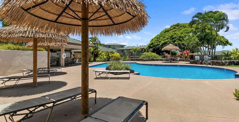 Kapalua Golf Villa pool deck Kapalua Golf Villa pool deck