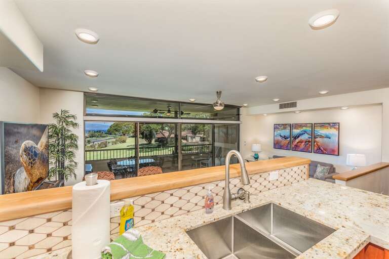 Kitchen with a View in Lahaina