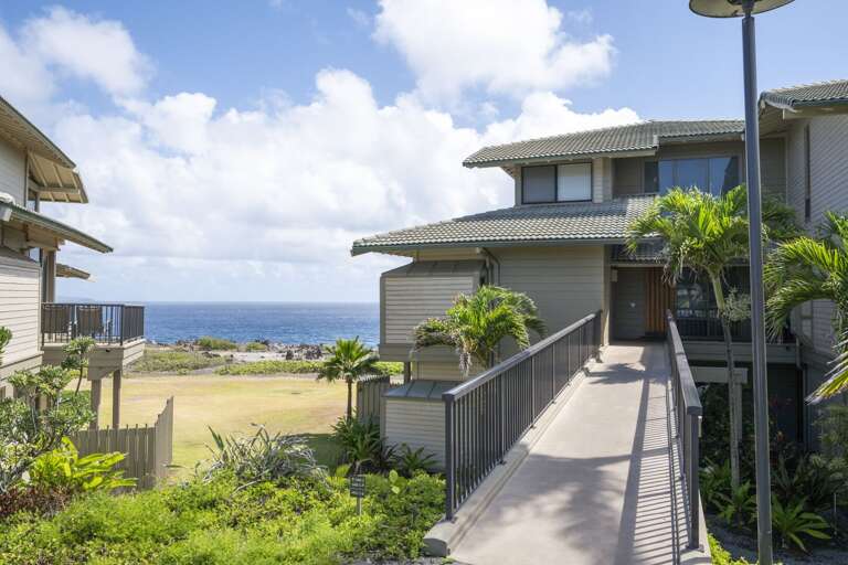 Even an oceanview as you approach your front door.