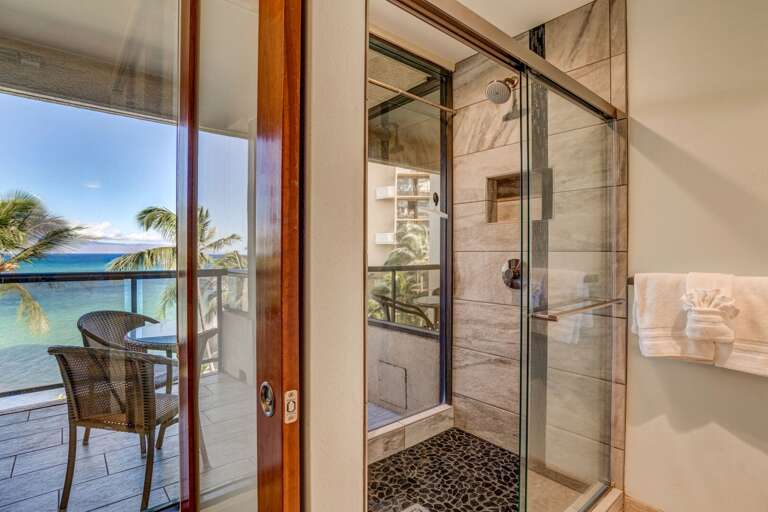 Back Bedroom Bath Area Looking over South Beach