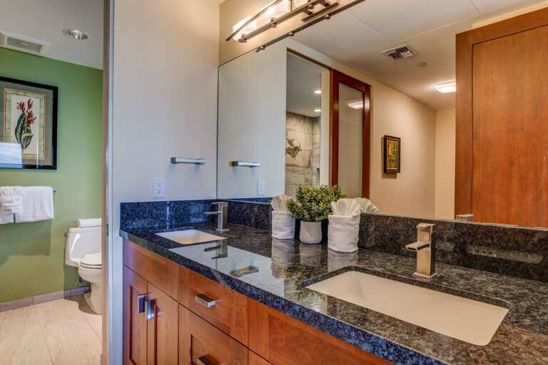 Front Bedroom's Dual-Sink Vanity