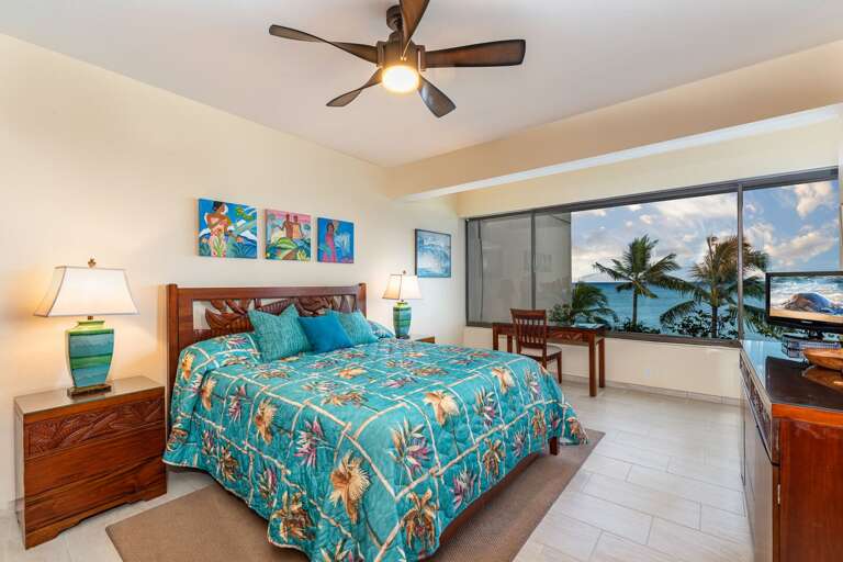 Office Desk and Chair in Back Master Bedroom with a Beautiful View