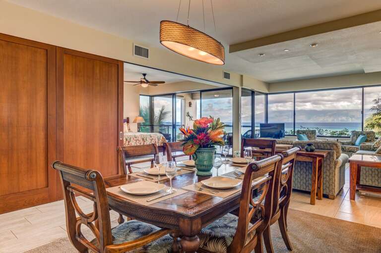 Ready, set, eat!  Dining Room with Panoramic Views to Enjoy