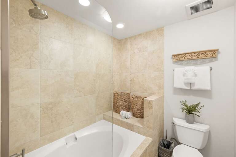 Beautifully tiled shower