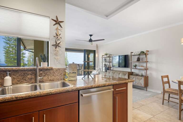 Views even in the kitchen