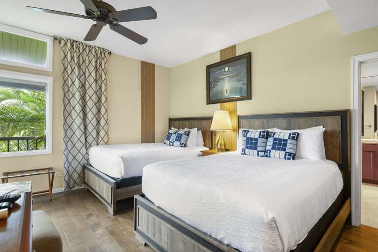 1st ensuite bedroom features 2 full-size beds