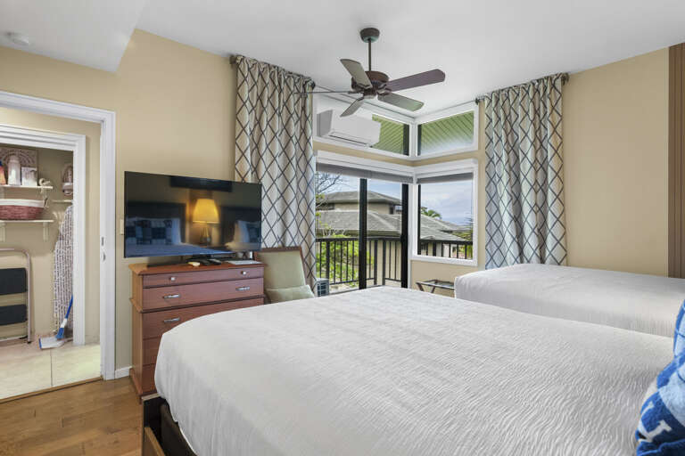 Bedroom has a view!