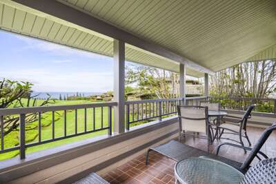 Ocean view from large spacious lanai