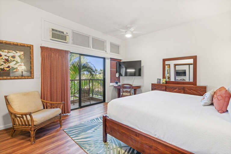 Enjoy your favorite beverage on the private lanai