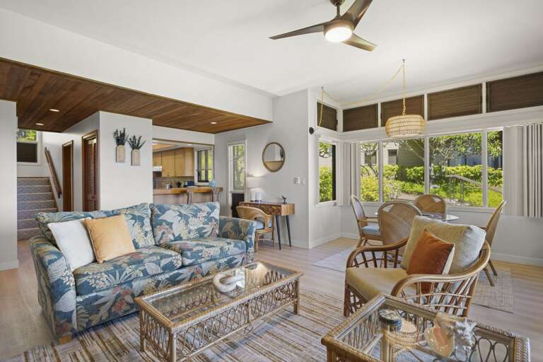 Double-level villa with the master bedroom on the second level