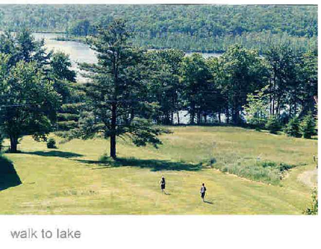 Walk down to lake