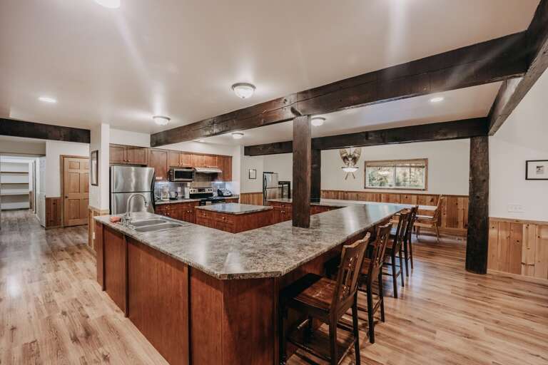 Kitchen and 2nd dining area