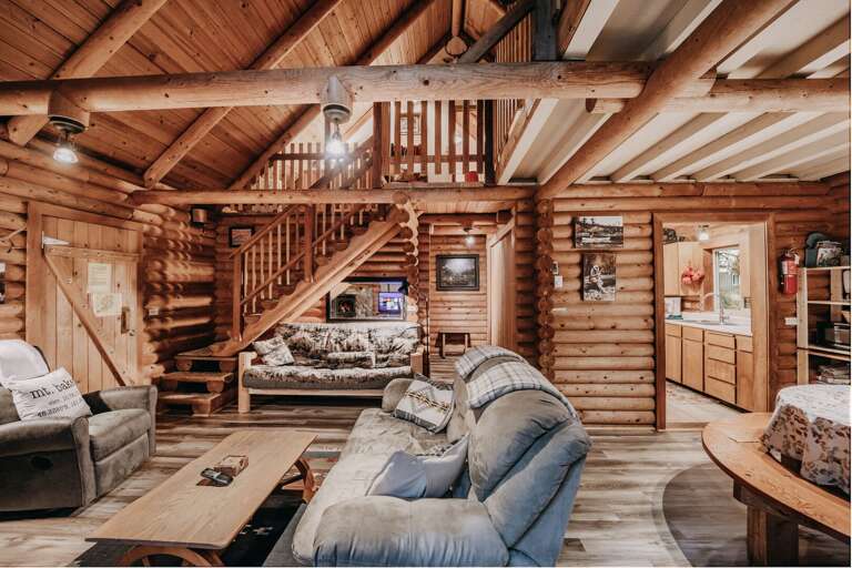 View of Living Room, Dining Room, Kitchen, Hallway