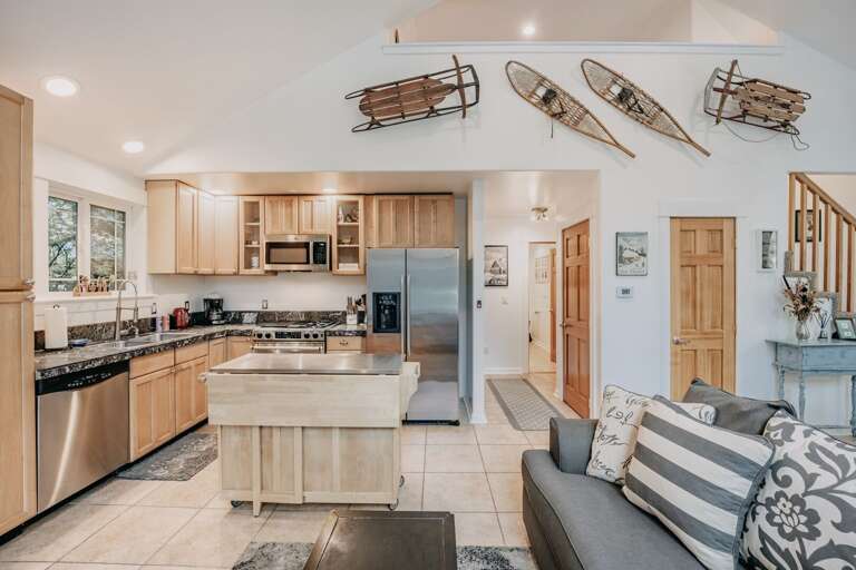 Looking in to the kitchen